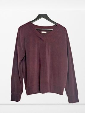 Maurices Women’s V-Neck Sweater in Plum